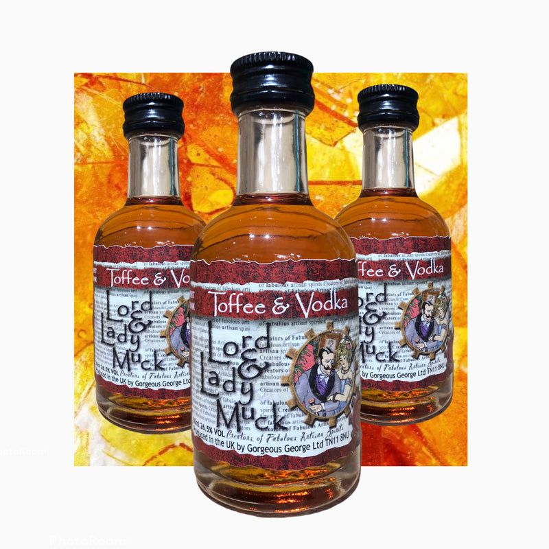 Lord & Lady Muck Toffee Vodka Mini Trio