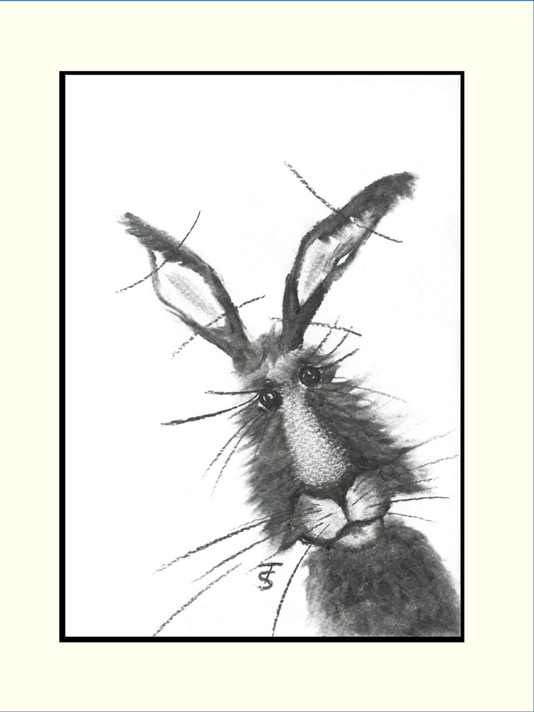 Arthur Mounted Hare Print | GORGEOUS GEORGE