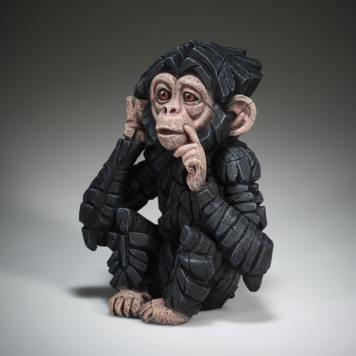 Edge Sculpture Hear No Evil Baby Chimpanzee  Matt Buckley