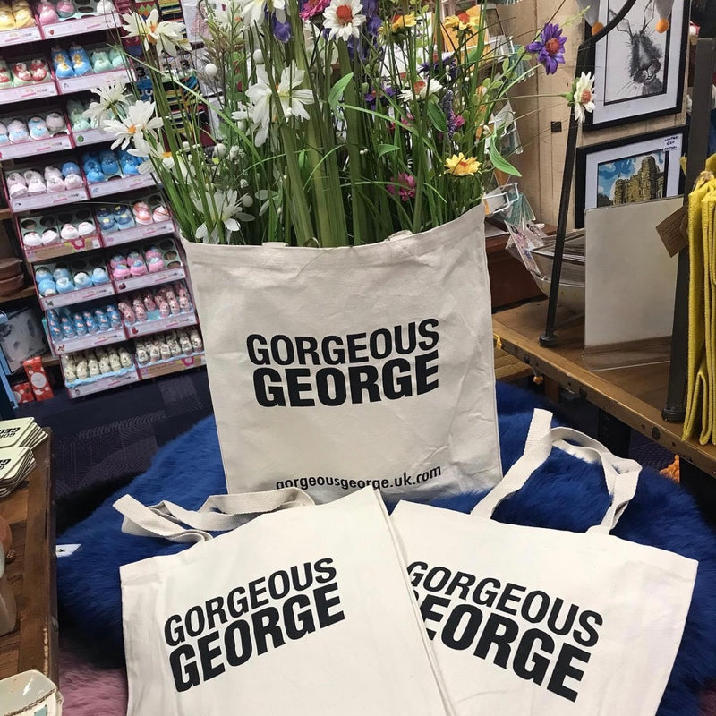 Gorgeous George Jute Shoulder Bag