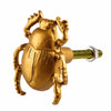 Golden Scarab Beetle Drawer Knob