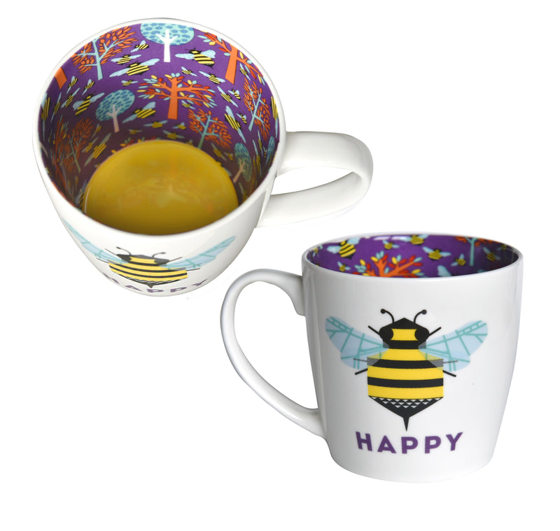 Bee Happy Inside Out Mug