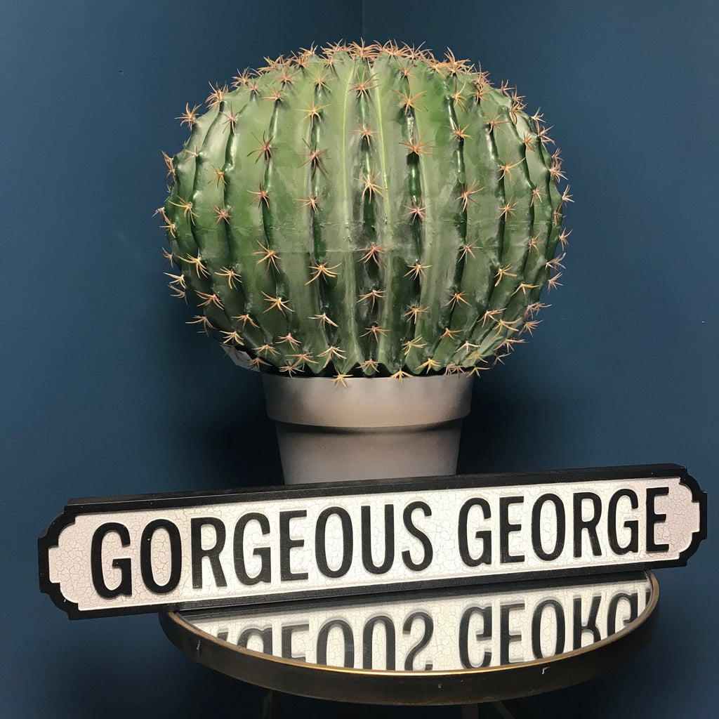 Gorgeous George Wooden Street Sign | GORGEOUS GEORGE