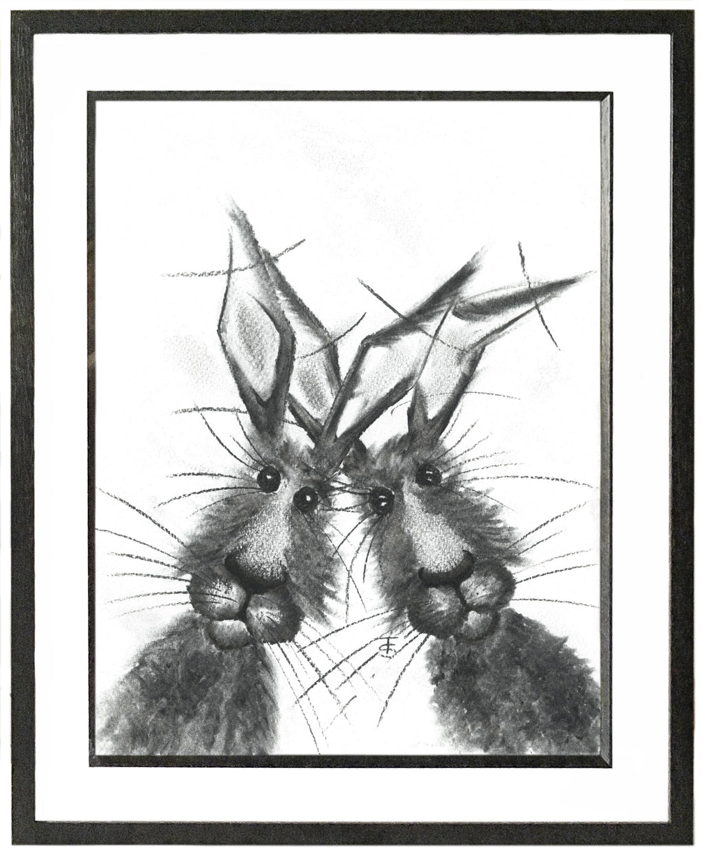 Spike & Marlow Framed Hare Illustration | GORGEOUS GEORGE