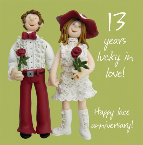 13 Years Lucky in Love, Happy Lace Anniversary | GORGEOUS GEORGE
