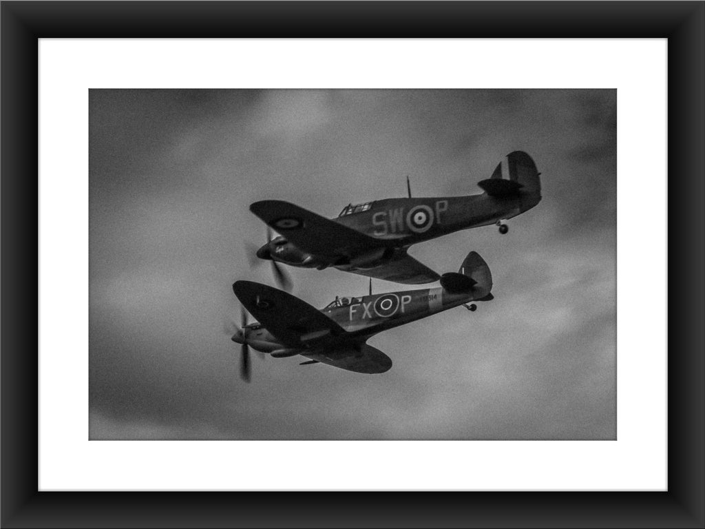 Mounted Spitfire & Hurricane Print | GORGEOUS GEORGE