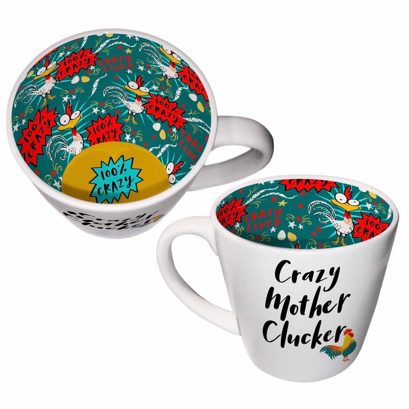 Crazy Mother Clucker Inside Out Mug