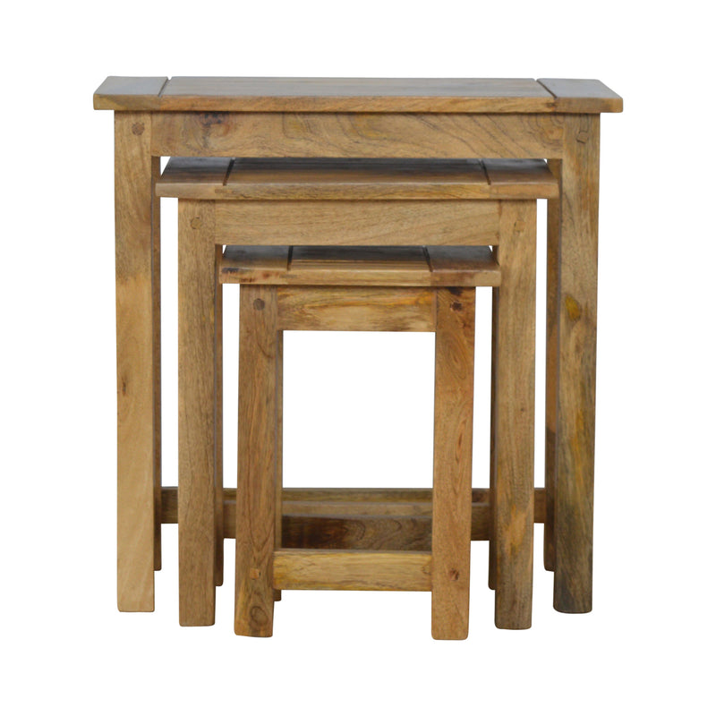 Set of 3 Solid Wood Nesting Tables | GORGEOUS GEORGE