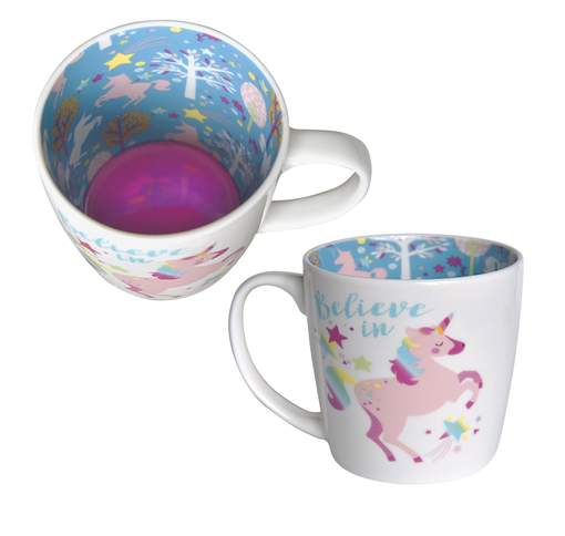 Believe in Unicorns Inside Out Mug